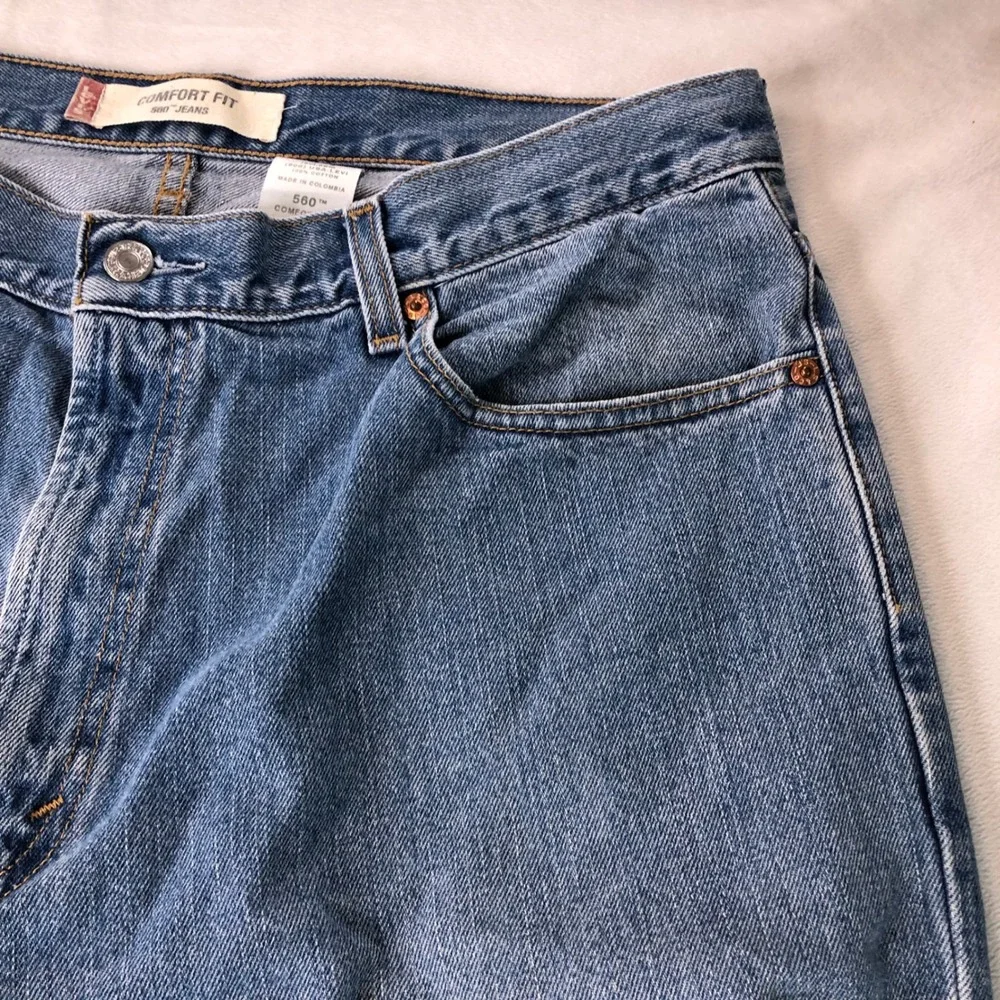 Levi's 560 Jeans Mens 36x36 Blue Y2K Medium Wash Relaxed Loose Tapered Skater
